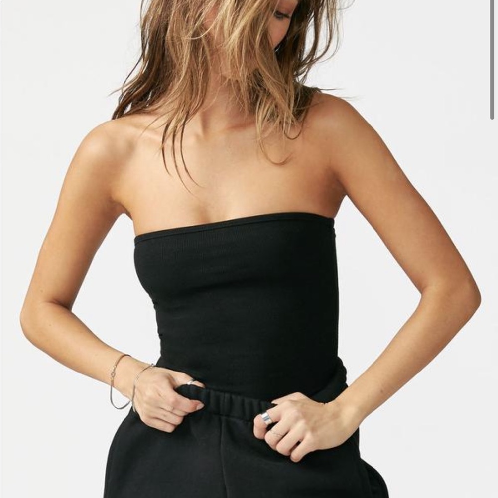 JOAH BROWN tube top in Charcoal